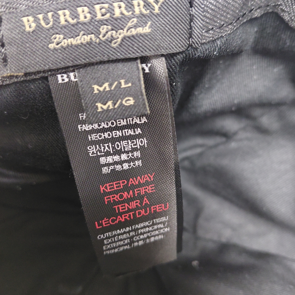 Burberry White Cap - Men's Accessory - Picture 7 of 10